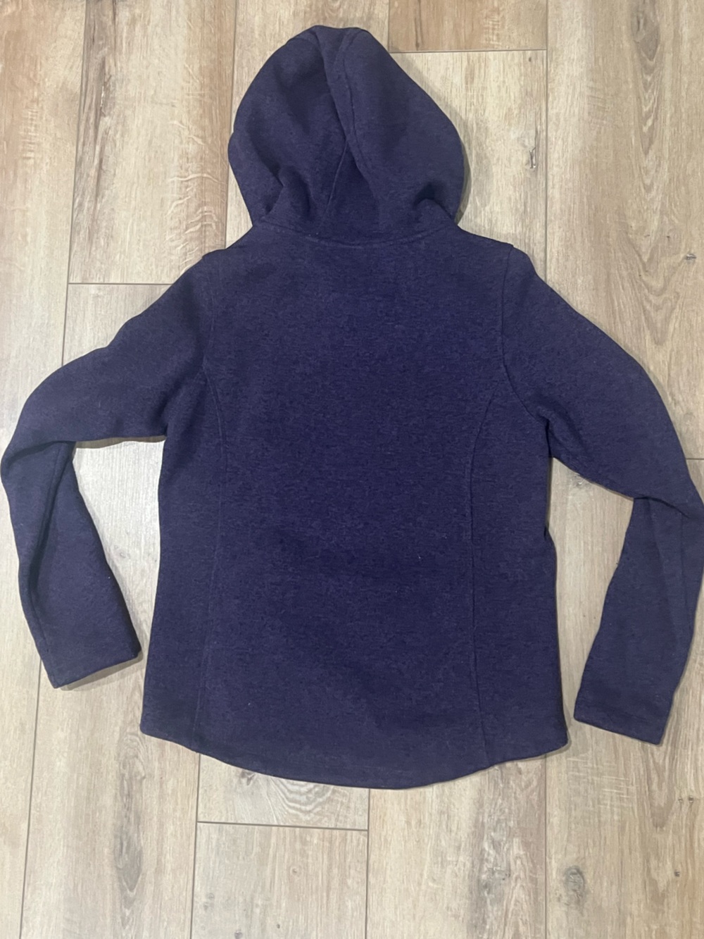 The North Face Women's Dark Purple Hooded Fleece Pullover Small - Picture 2 of 4